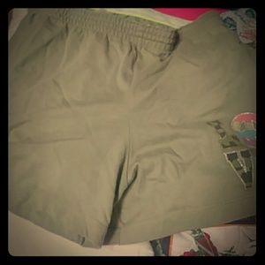 Love camo and peace shorts